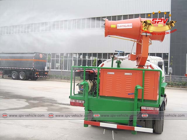 Trial operation of pesticide spray trucks, mosquito control trucks