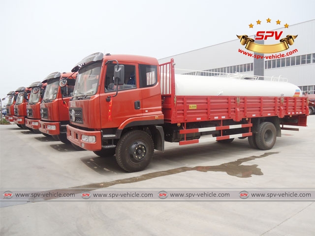10 units of cargo trucks with 10,000litres water tanker finished production