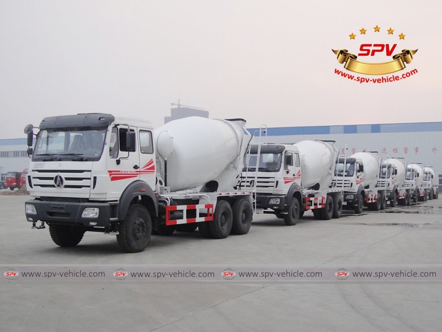 SPV company shipped 6 units of concrete mixter truck to Vietnam