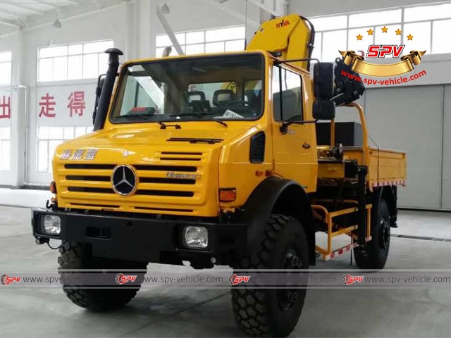 Mercedes Benz truck mounted crane available in SPV, China