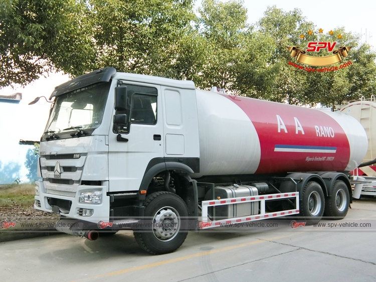 SPV enjoy a prosperous export of LPG transport truck at the bottom of 2015