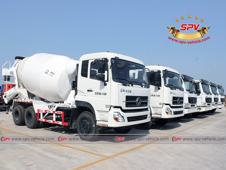 SPV wins a batch of 6 units Dongfeng “Hercules” concrete mixture trucks in January, 2016