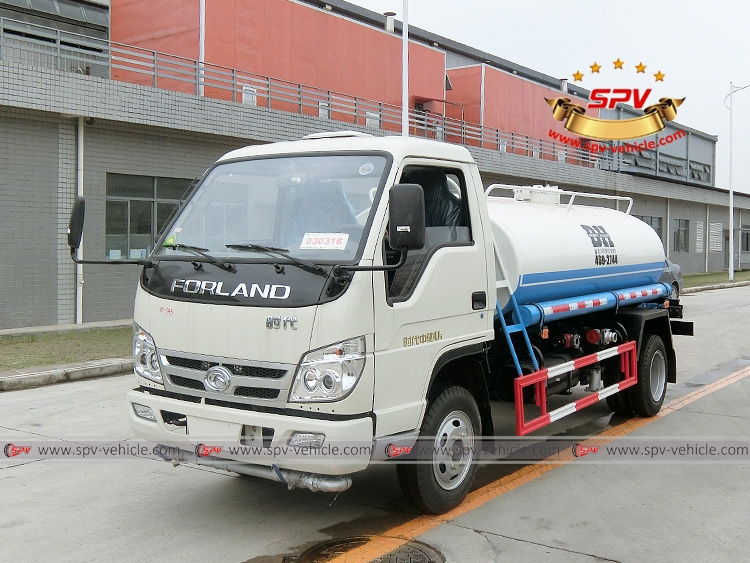 SPV finished an order from Saint Kitts and Nevis of water sprinkler truck(4,000 litres) on May, 11.