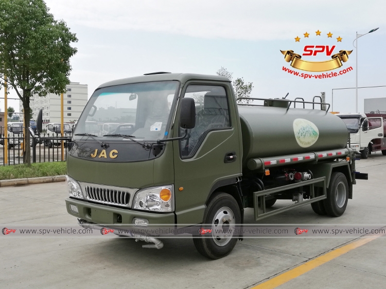 SPV dispatched one unit of JAC water spraying truck(4,000 litres) to Myanmar on Jun 5, 2016.