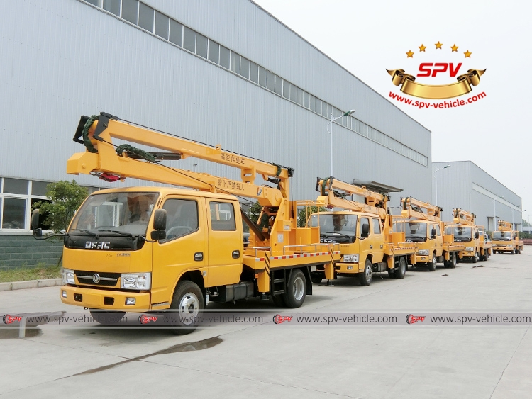 To Urumqi, 5 units of aerial platform truck will be shipped out on June 15, 2016.