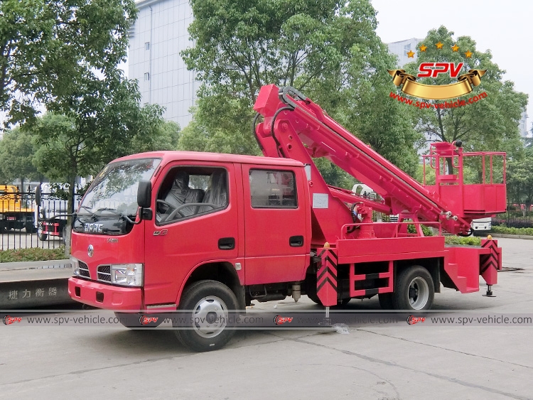 Customer from Saudi Arabia ordered one unit of telescopic aerial platform truck from SPV.