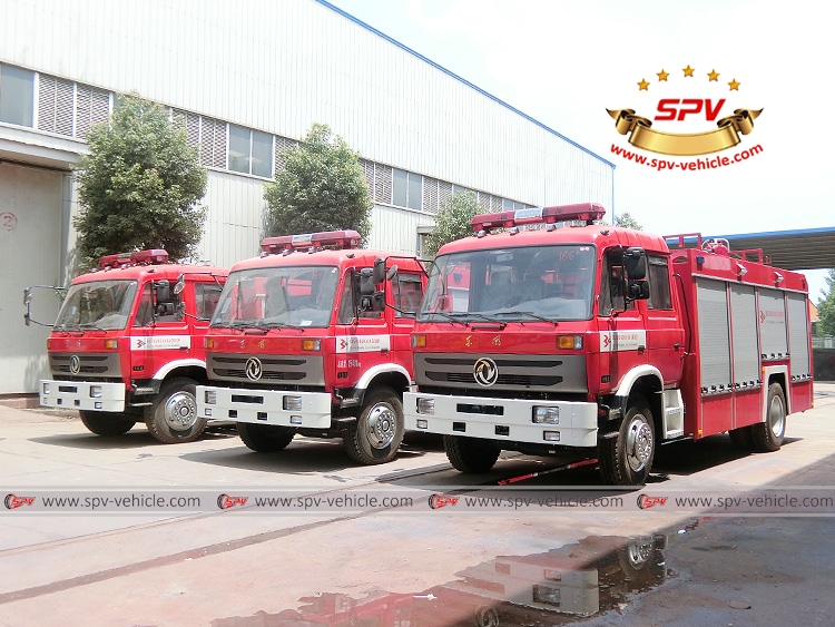 SPV is shipping 3 units of Dongfeng fire fighting trucks to Bangladesh today.