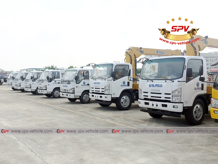 SPV is dispatching 7 units of ISUZU road wrecker trucks to Sierra Leone on Sep,8 ,2016.