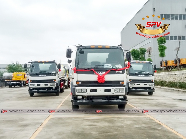 SPV shipped 8 units of ISUZU trucks to Mongolia on October 22th, 2016.