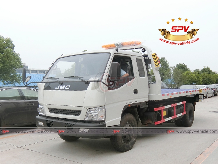 SPV is dispatching 1 units of road wrecker truck JMC to Myanmar in June, 2017