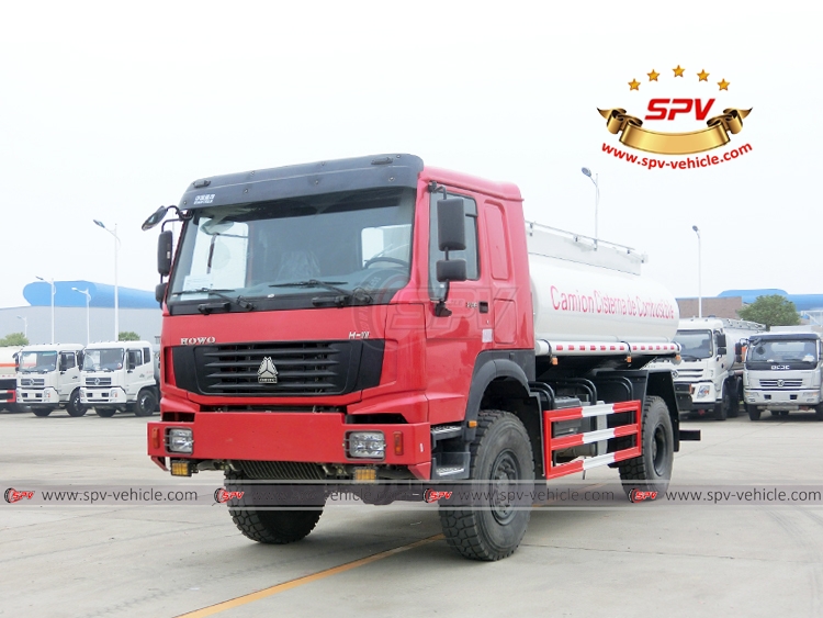 SPV is dispatching 1 unit of off-road refueling truck Sinotruk to Latin America in November, 2017.