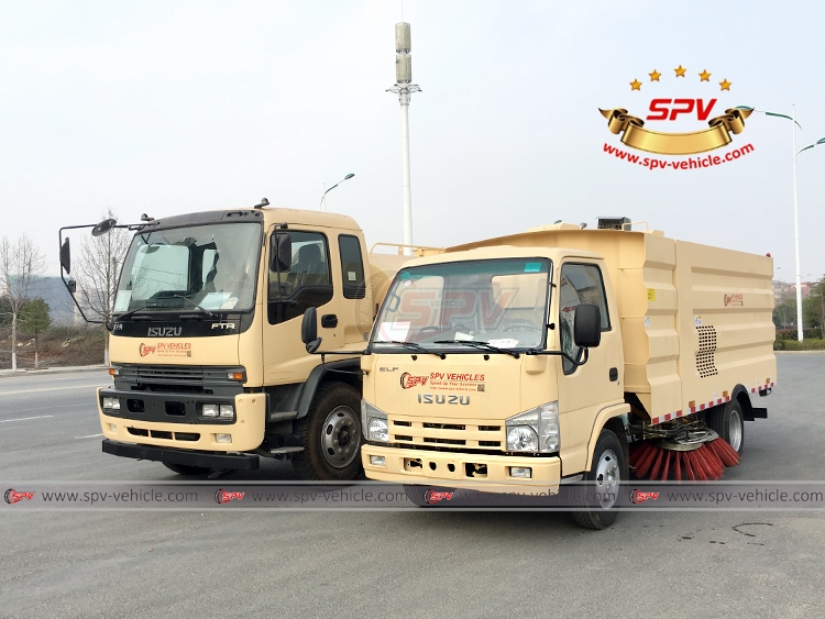 SPV is dispatching one unit of road sweeper truck ISUZU to Morocco in March, 2018.