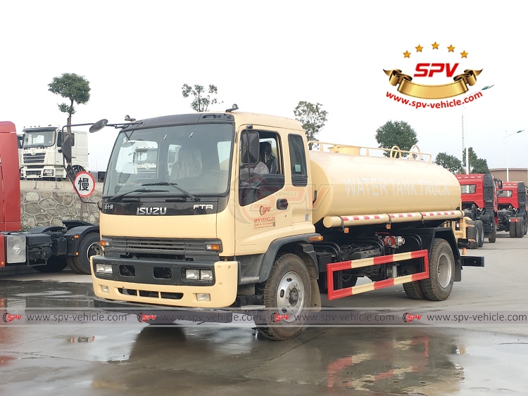 SPV is shipping one unit of water spraying truck ISUZU to Morocco in March, 2018.