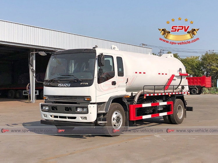 To Guatemala, SPV shipped ISUZU sewage vacuum truck in Sep, 2019