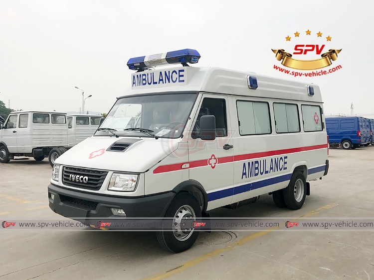 To Philippines, SPV is shipping IVECO ambulance in June, 2018
