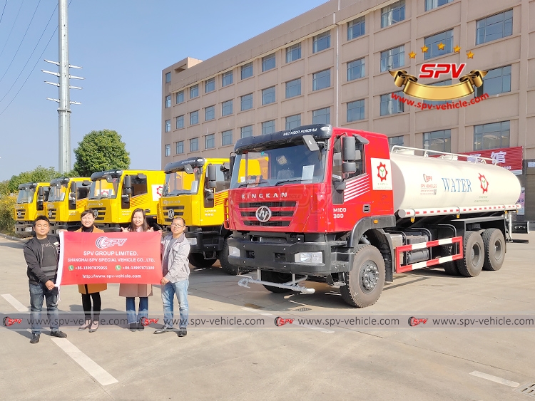 Repeat order from Malawi client, SPV ships water spraying truck IVECO in November, 2018.