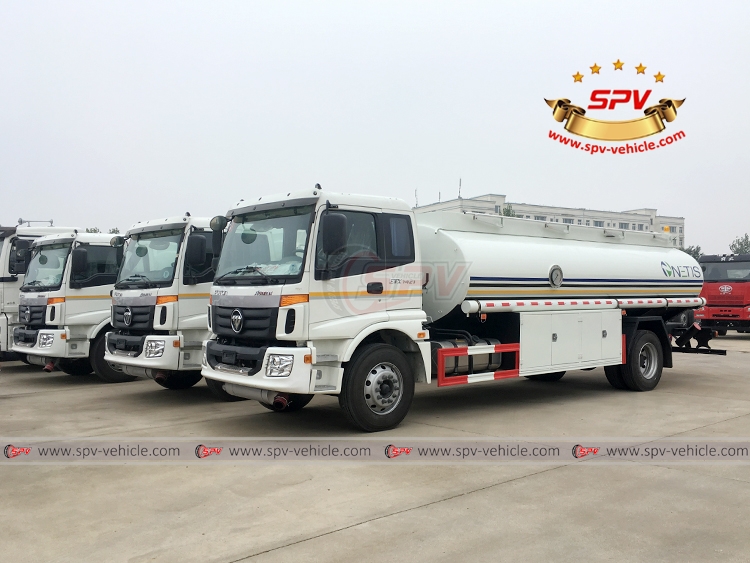 To Ghana, SPV shipped 3 untis of Fuel Tank Truck in November, 2018