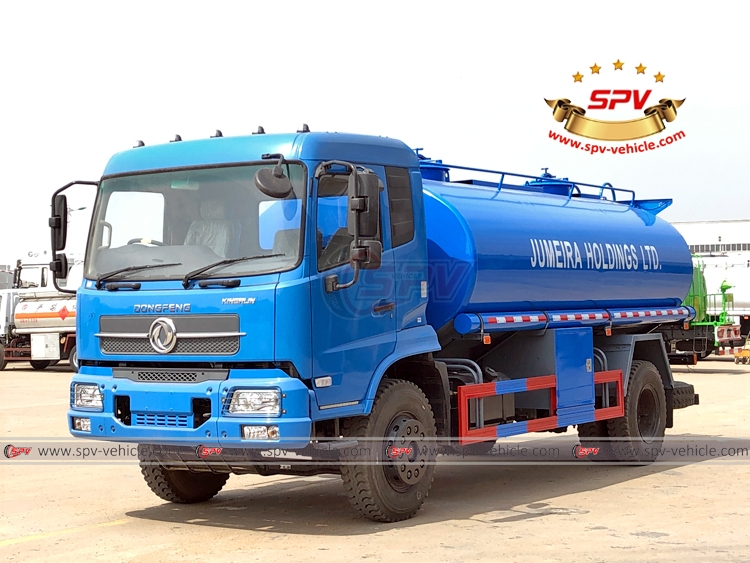 Tanzania order, SPV will ship  water tank truck DONGFENG(12,000 litres) in April, 2019
