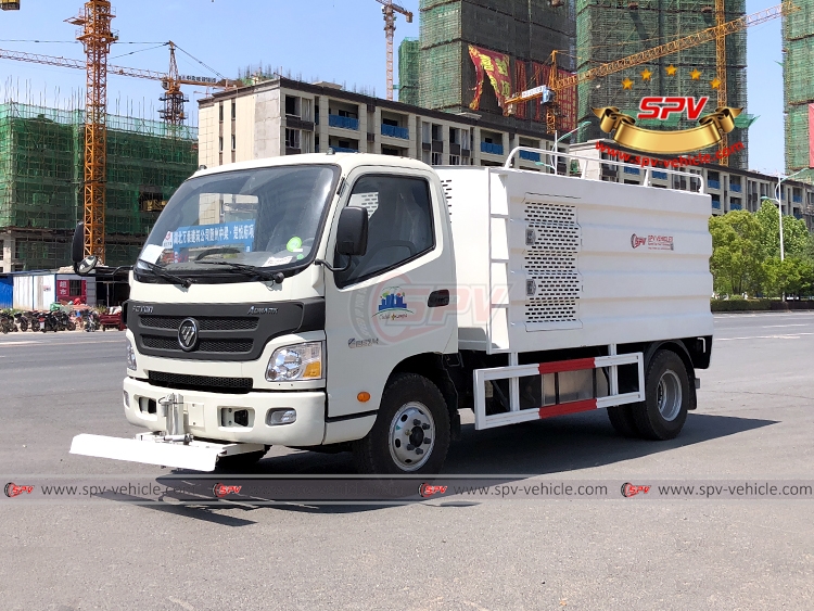 To Honduras, SPV is shipping FOTON road jetting truck in April, 2019.