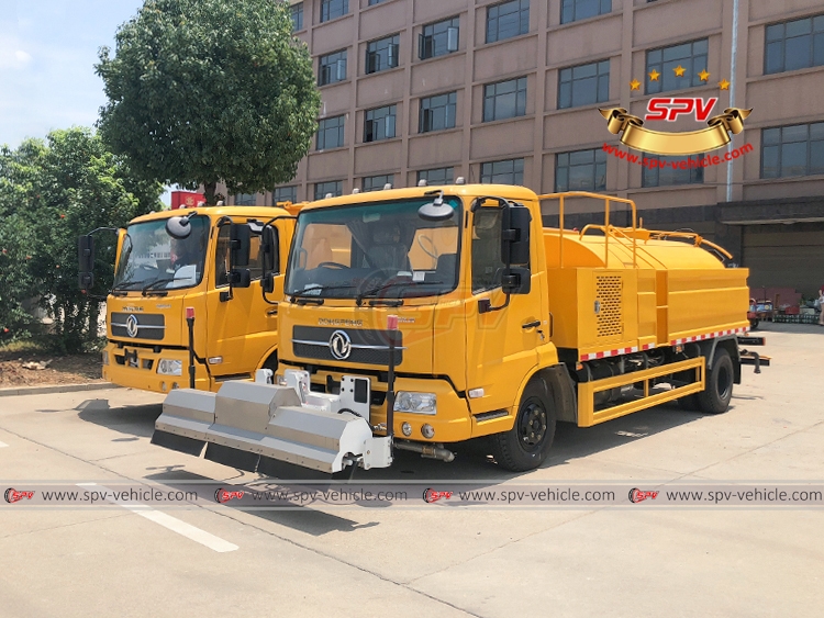 SPV is shipping road jetting truck Dongfeng(6,000 litres) to Brunei in July, 2019.
