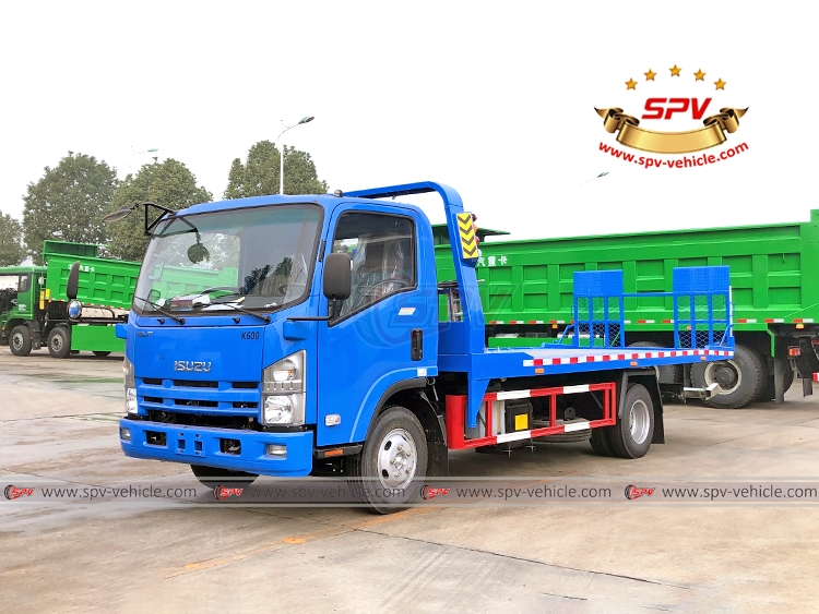 SPV dispatched rollback towing truck ISUZU at 25th, December, 2019.