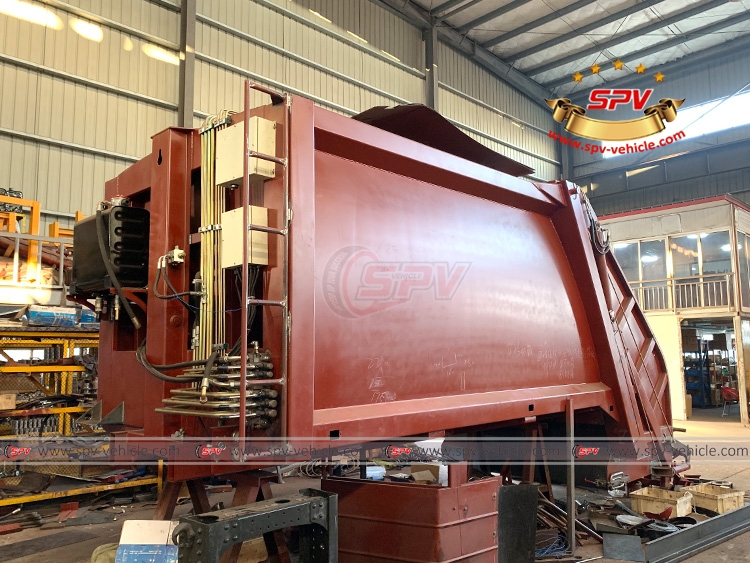 SPV finished Brunei order for 2 umits of garbage compactor bodies(10 CBM) in Oct, 2019.
