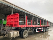 【Sep, 2020】To Brunei - 3 Axles Flatbed Semitrailer with Side Stakes