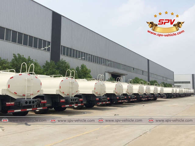 Fourth 100 units of JAC water bowsers (10,000liters) to Latin America in May 2015