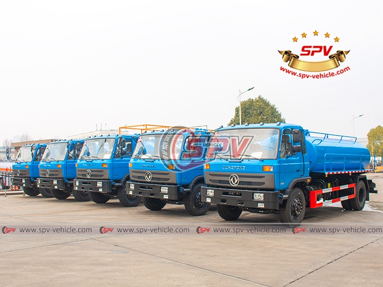 【Dec. 2021】To Ethiopia – 5 units of Liquid Waste Disposal Truck Dongfeng(10,000 Litres)