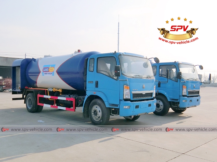 LPG Dispensing Truck HOWO - RF