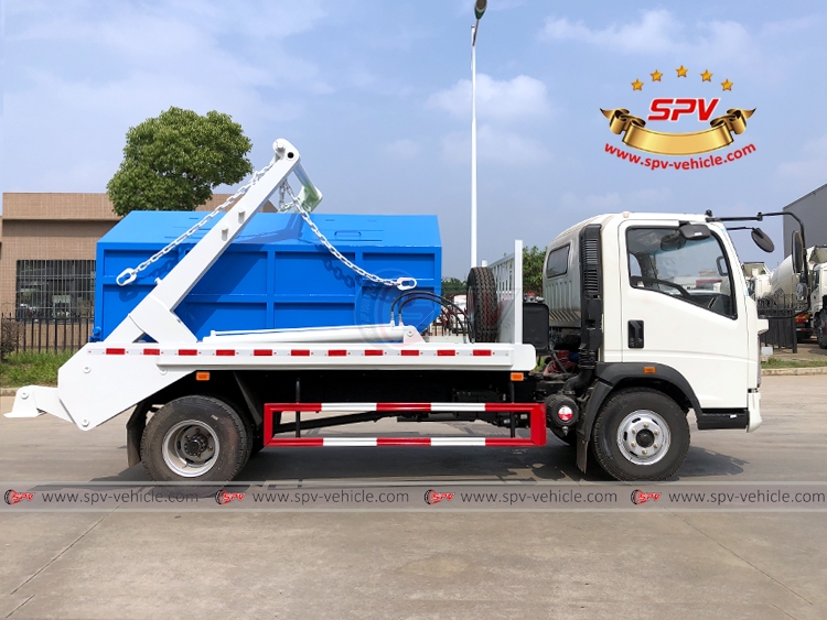 【May. 2019】To Mongolia - 2 units of Swing Arm Garbage Truck Siontruk(5 CBM)