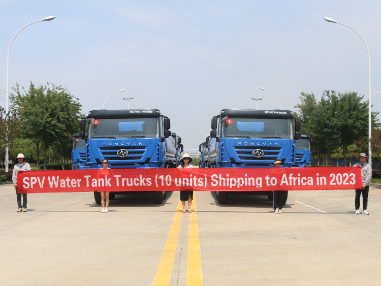 SPV is dispatching 10 units of water tanker trucks to Africa