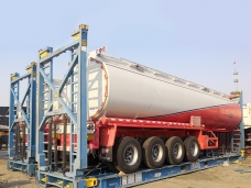 【Mar. 2019】To Mauritius - Aluminium Fuel Tank Semi-trailer(45,000 litres)