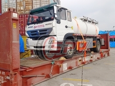 【Dec.2024】To Mauritius - 1 Unit of Stainless Steel Chemical Liquid Tank Truck Sinotruk