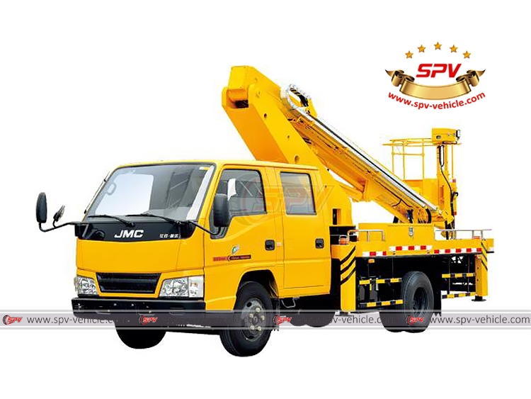 16M Telescopic Aerial Platform Truck, Hydraulic Lifter Truck, Hydraulic ...